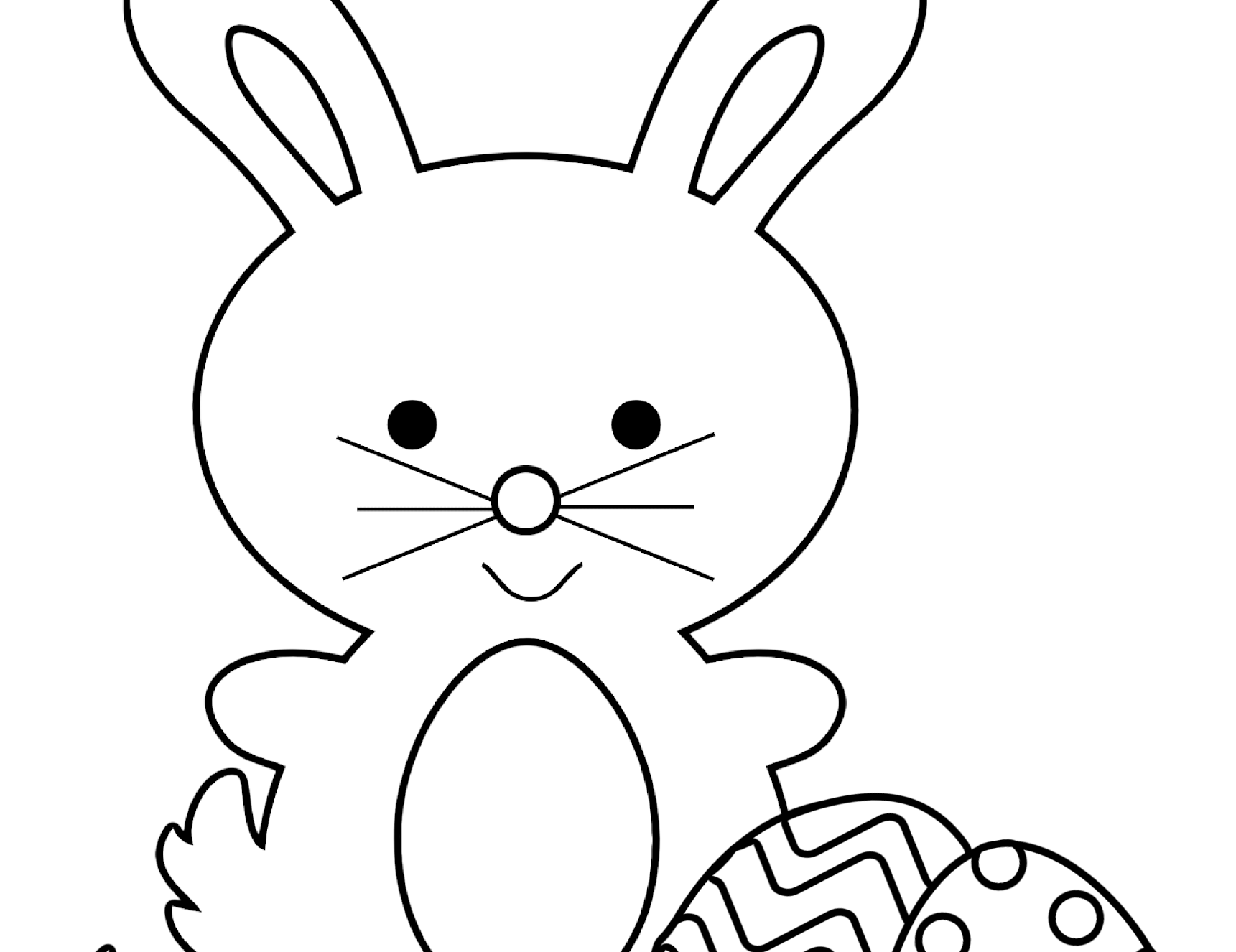 Easter Bunny Coloring Page for Kids - Free Printable | No, YOU Need To ...